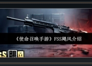 使命召唤手游游戏FSS飓风介绍